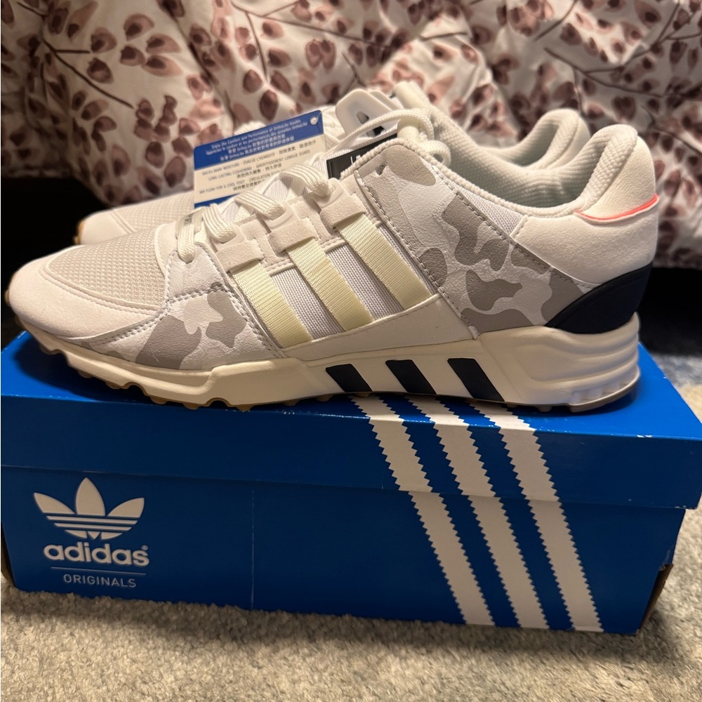 Adidas EQT ADV 91-17 Support Refined Camo Drop White Sneakers BB1995 New 10.5